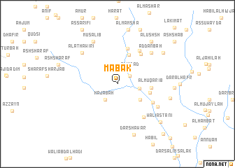 map of Ma‘bak