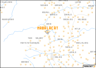 Mabalacat (Philippines) map - nona.net