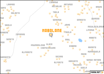 map of Mabalane