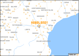 map of Mabalanoy