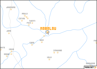 map of Mabalau
