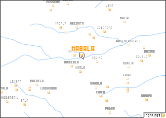 map of Mabala