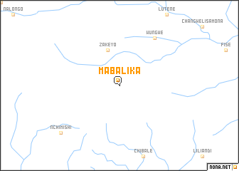 map of Mabalika