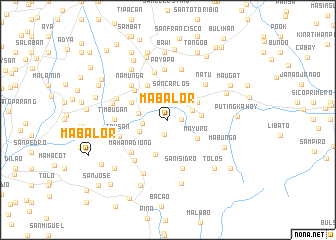 map of Mabalor