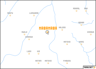 map of Mabamaba