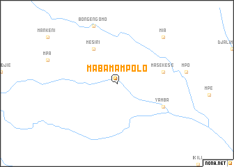 map of Mabamampolo