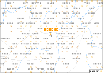 map of Mabama