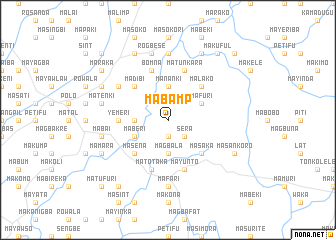map of Mabamp