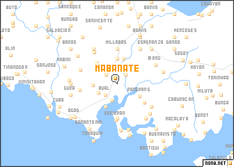 map of Mabanate