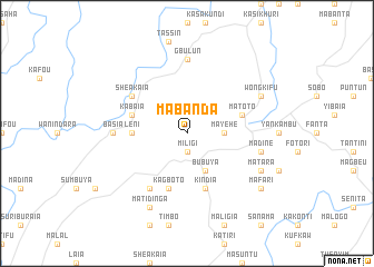 map of Mabanda