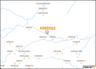 map of Mabande