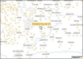 map of Mābān Dheri