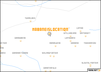 map of Mabaneis Location