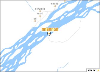 map of Mabanga