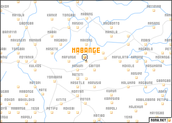 map of Mabange