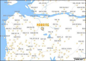 map of Mabang