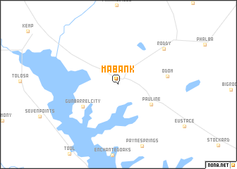 map of Mabank