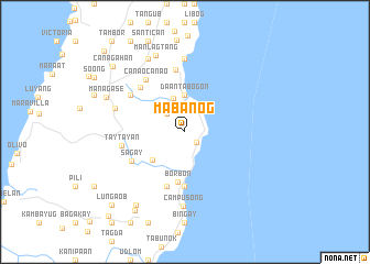 map of Mabanog