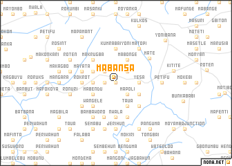 map of Mabansa