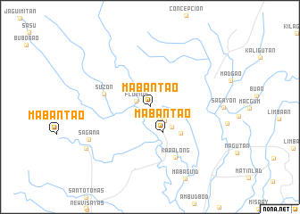 map of Mabantao