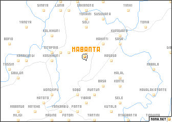 map of Mabanta
