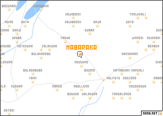 map of Mabaraka