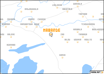 map of Mabardé