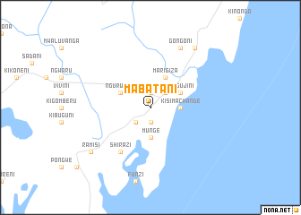 map of Mabatani