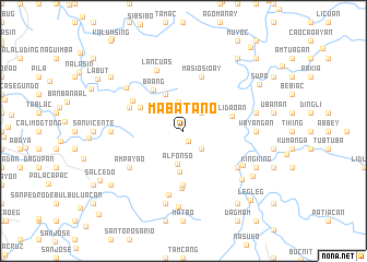 map of Mabatano