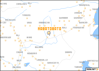 map of Mabatobato