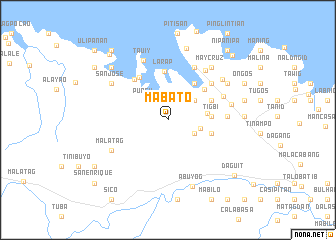 map of Mabato