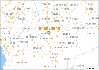 map of Mabayabas