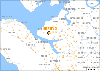 map of Mabaya