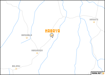 map of Mabaya