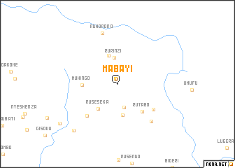 map of Mabayi