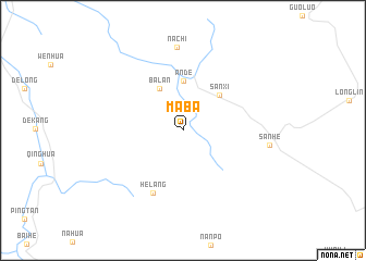 map of Maba