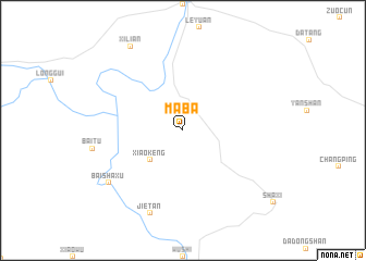 map of Maba