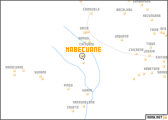 map of Mabecuane