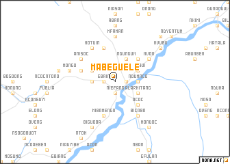 map of Mabegüele