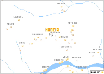 map of Mabeia