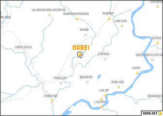 map of Mabei