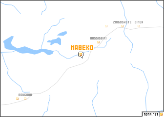 map of Mabeko
