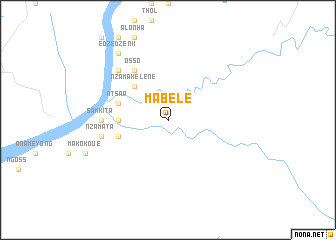 map of Mabélé