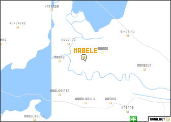 map of Mabele