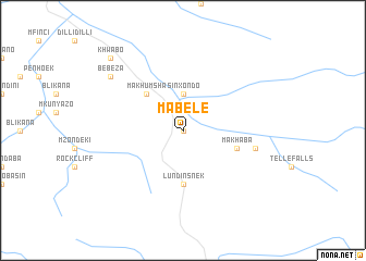 map of Mabele