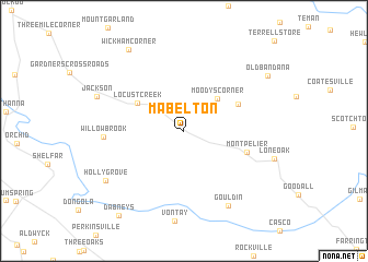 map of Mabelton