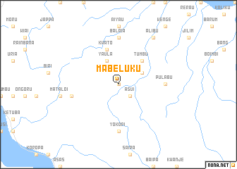map of Mabeluku