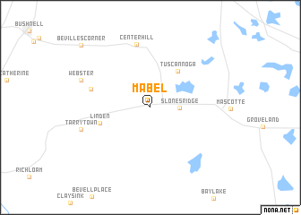 map of Mabel