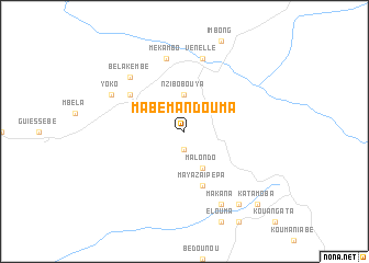 map of Mabémandouma