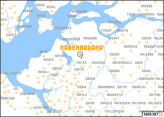 map of Mabembadama